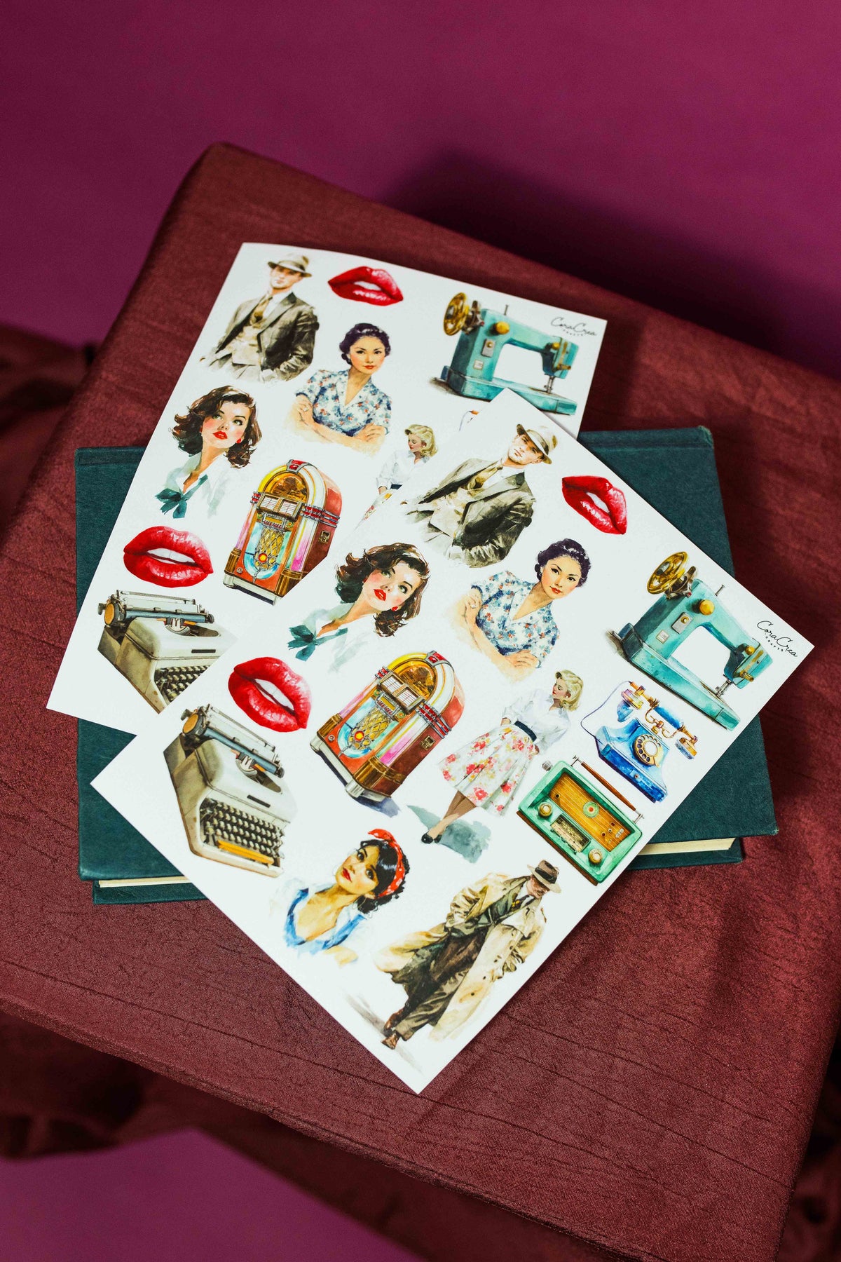 First Look Sticker The New Look Sticker Sheet — Sticker Sheets | CoraCrea
