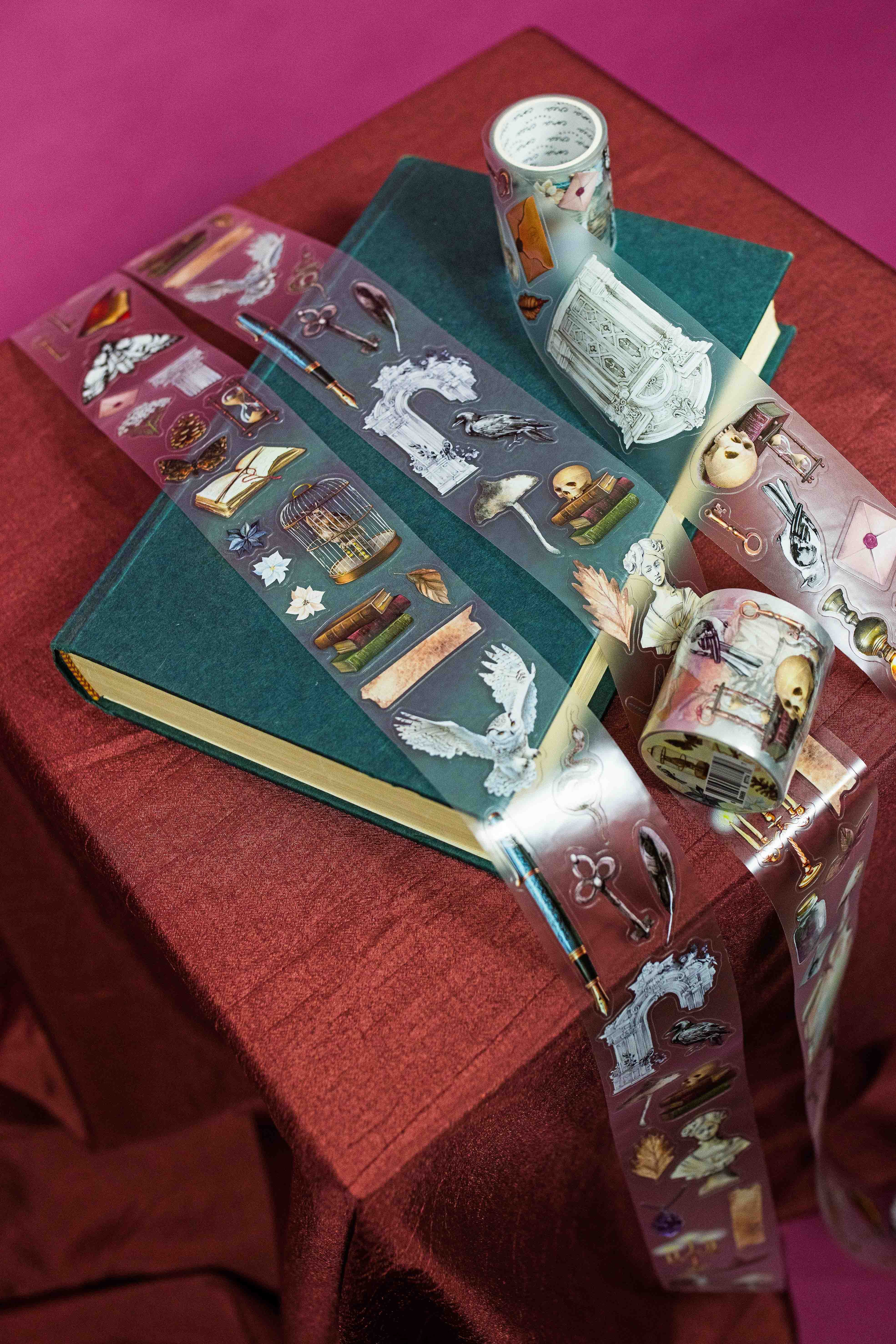 Dark Academia Transparent Tape