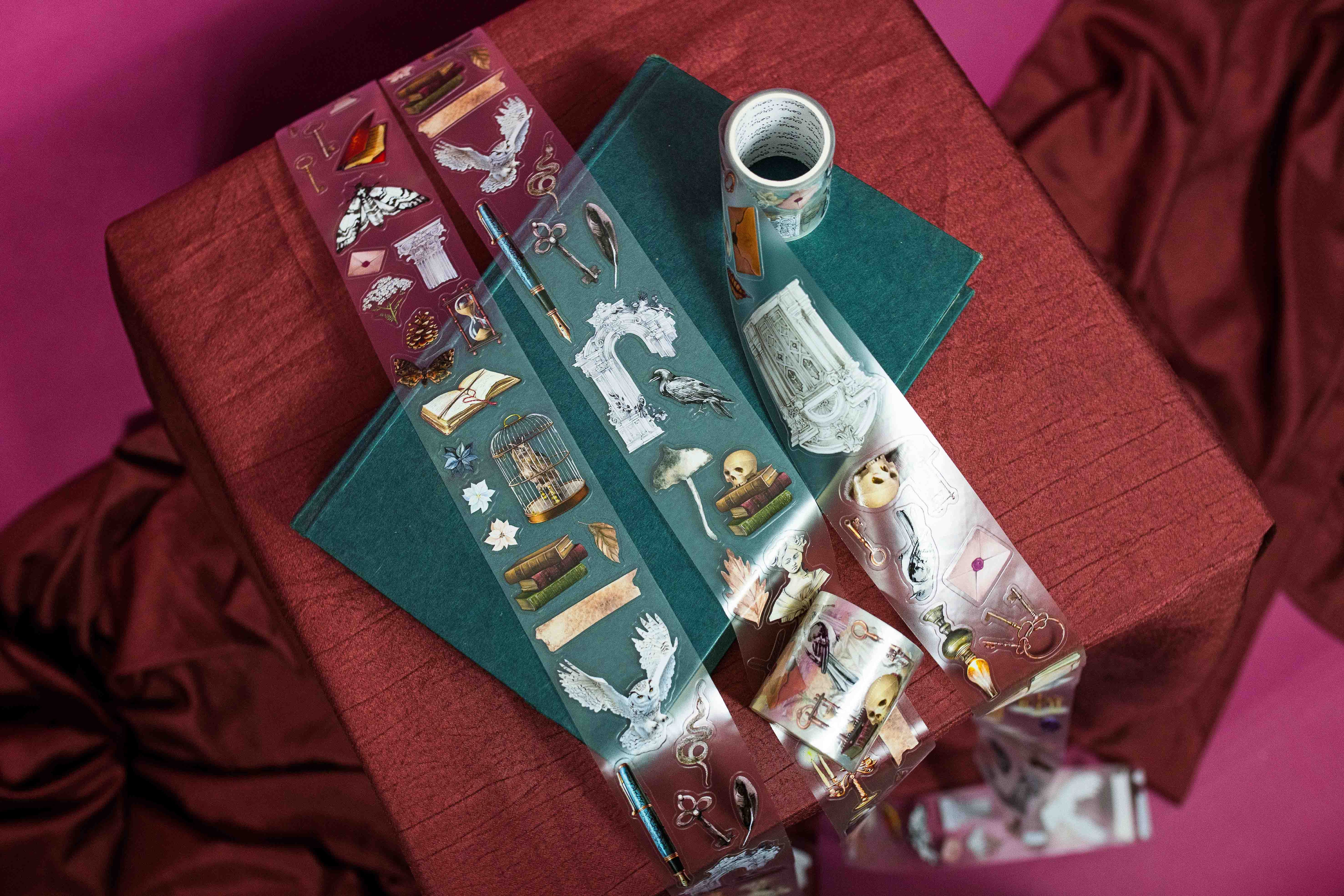 Dark Academia Transparent Tape