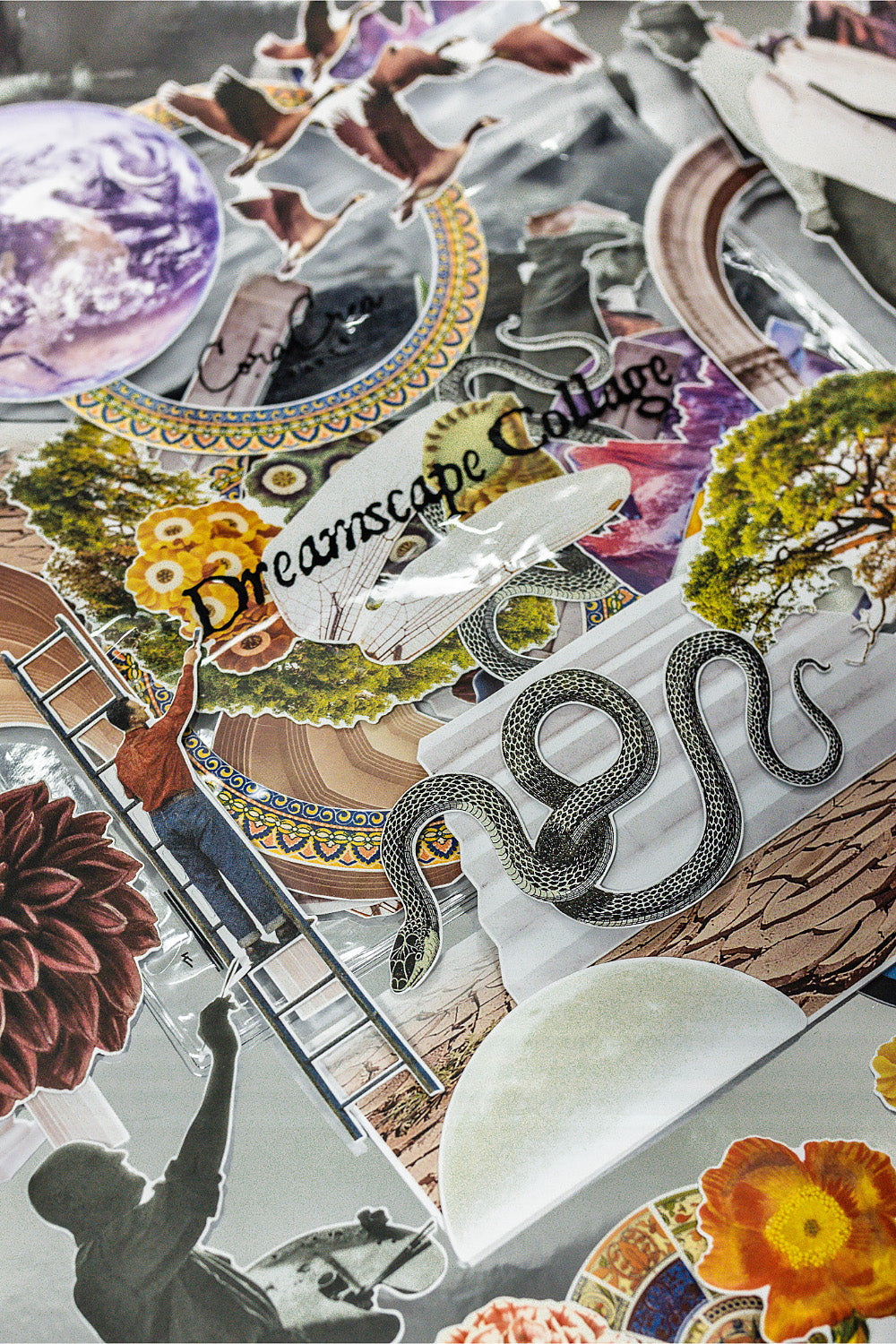 Dreamscape Collage Sticker Pack