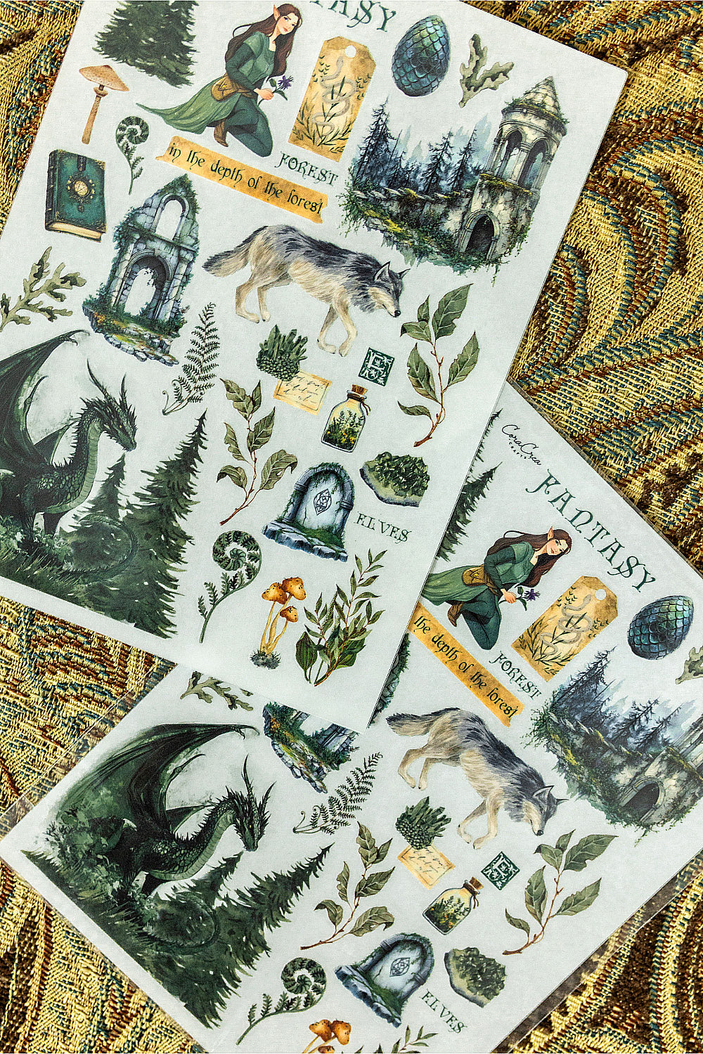 Forest Fantasy Transfer Stickers