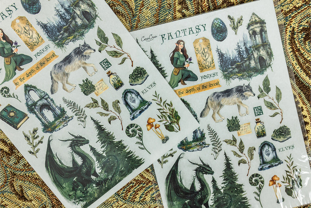 Forest Fantasy Transfer Stickers
