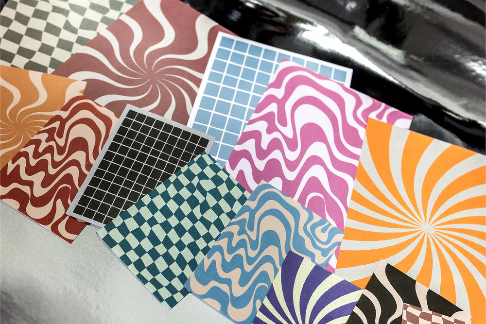 Groovy Background Paper Set