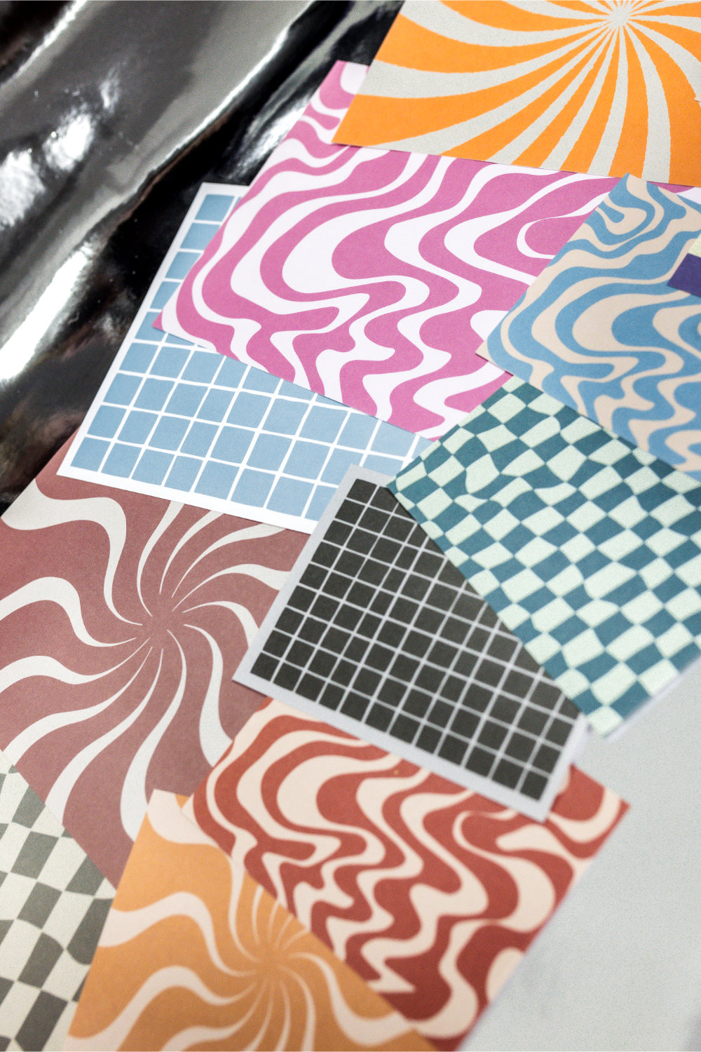Groovy Background Paper Set