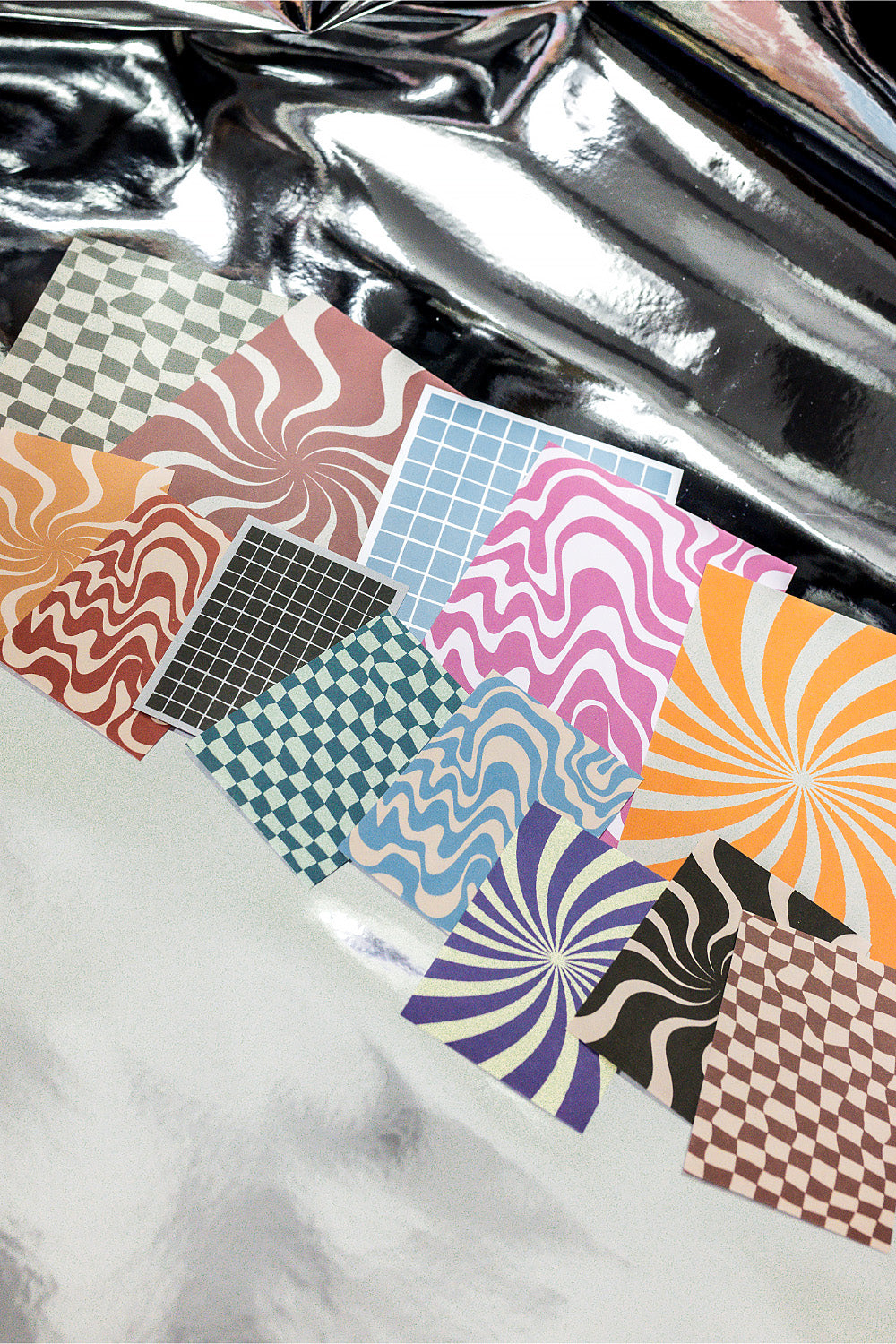 Groovy Background Paper Set