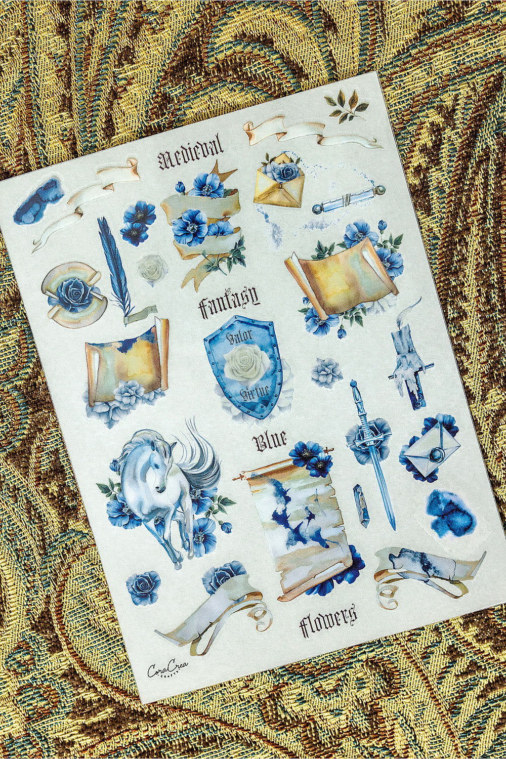 Medieval Fantasy Transfer Stickers