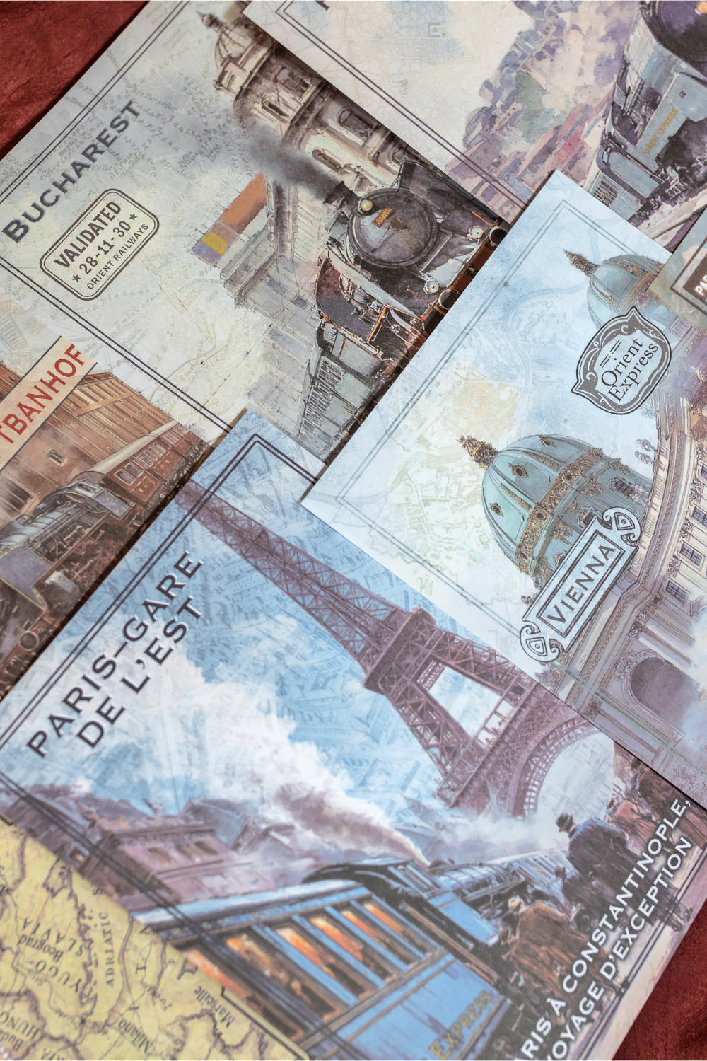Orient Express Destinations Paper Set