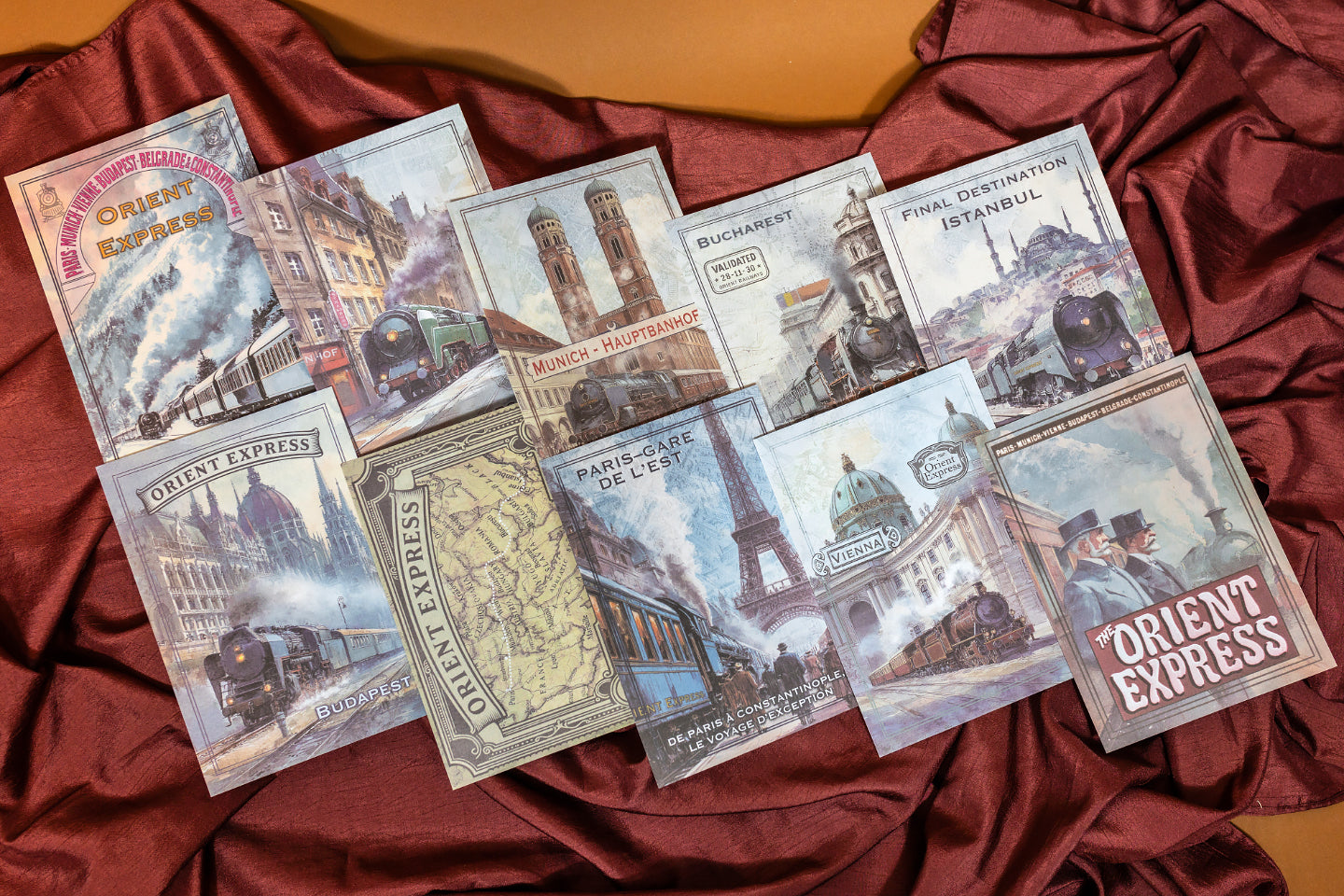 Orient Express Destinations Paper Set