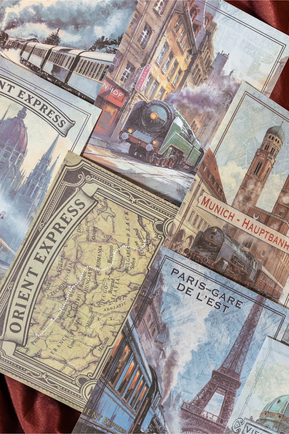 Orient Express Destinations Paper Set