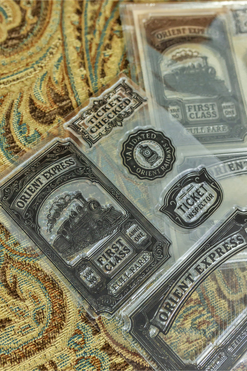Orient Express Train Stamps