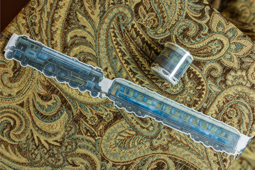 Orient Express Train Cutout Washi Tape