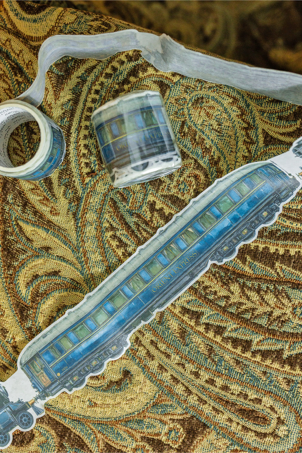 Orient Express Train Cutout Washi Tape