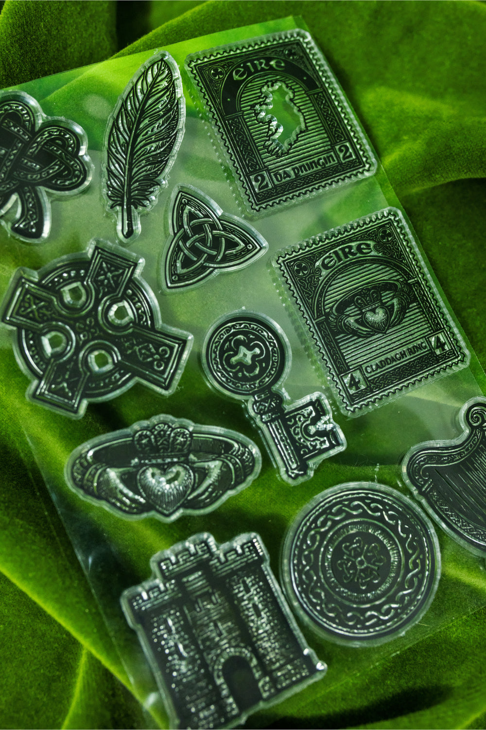 Irish Symbols Clear Stamps