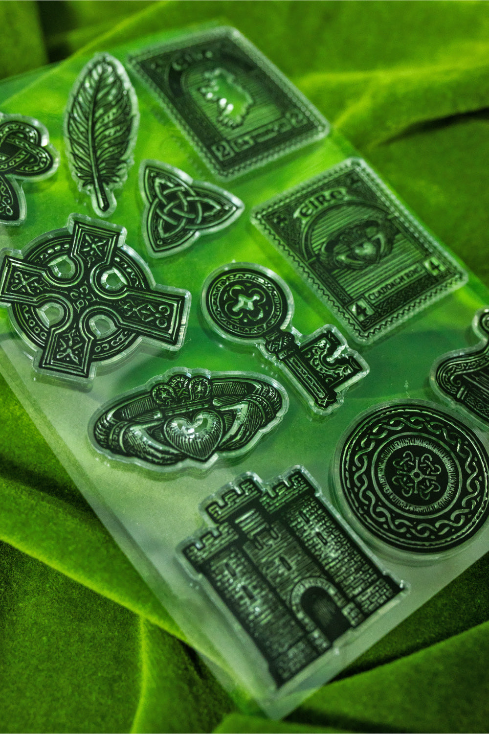 Irish Symbols Clear Stamps