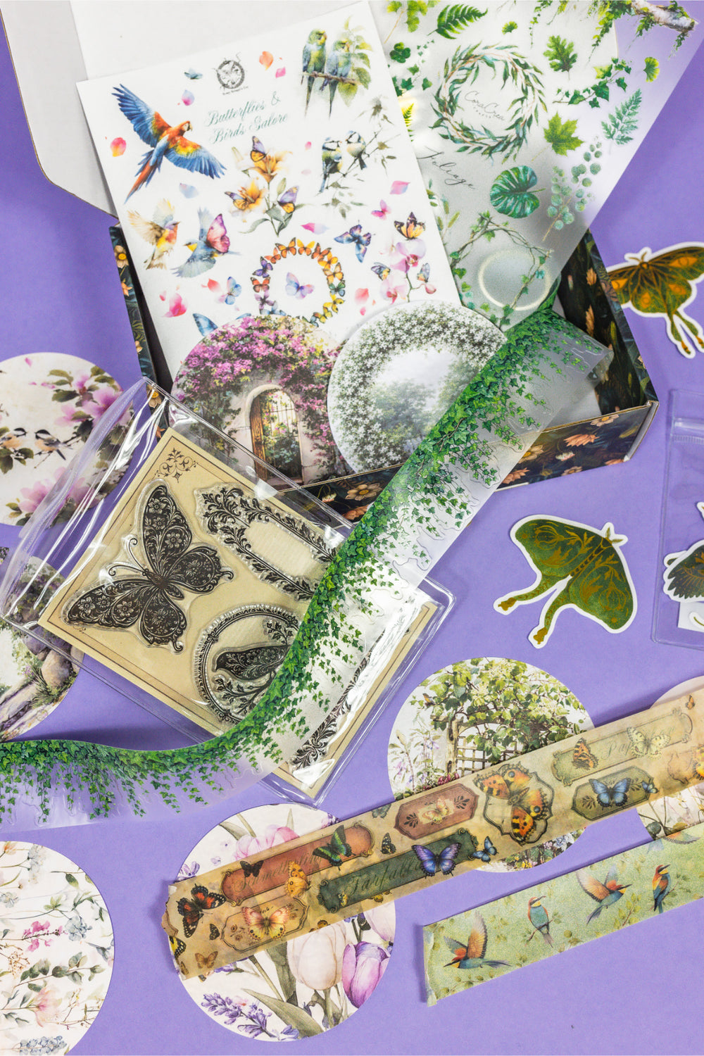 Birds, Foliage & Butterflies Box