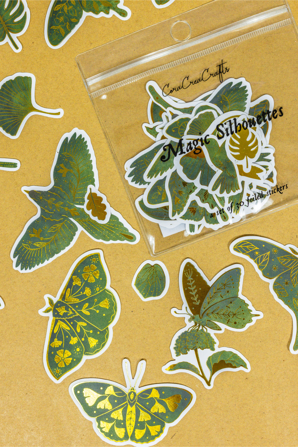 Magical Nature Silhouettes Sticker Pack