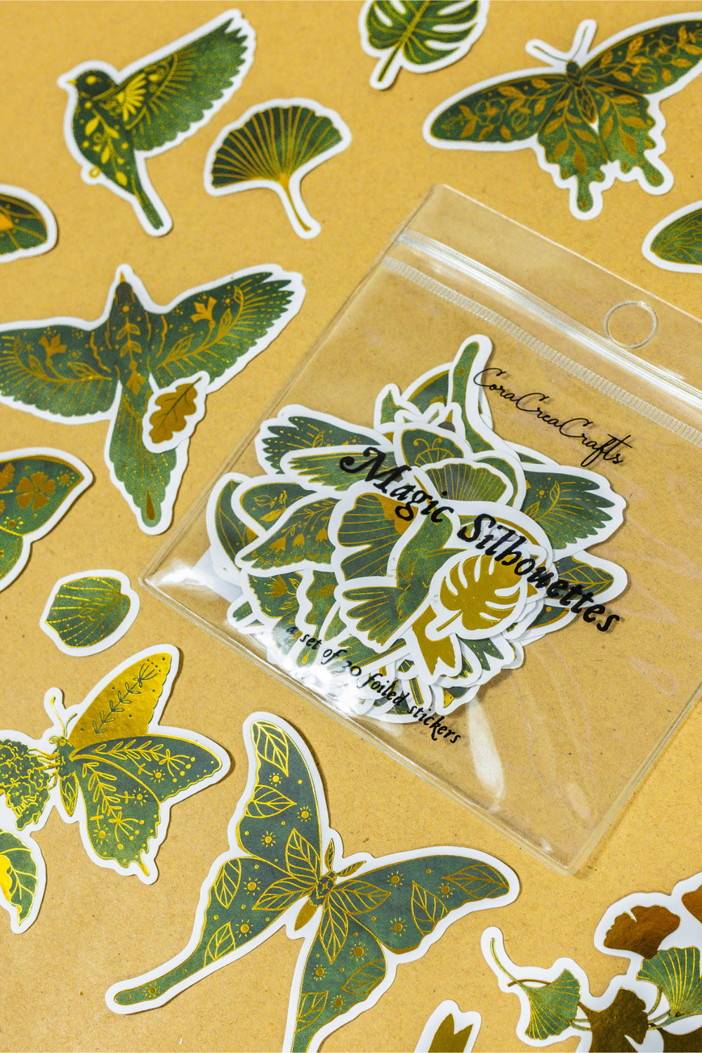 Magical Nature Silhouettes Sticker Pack