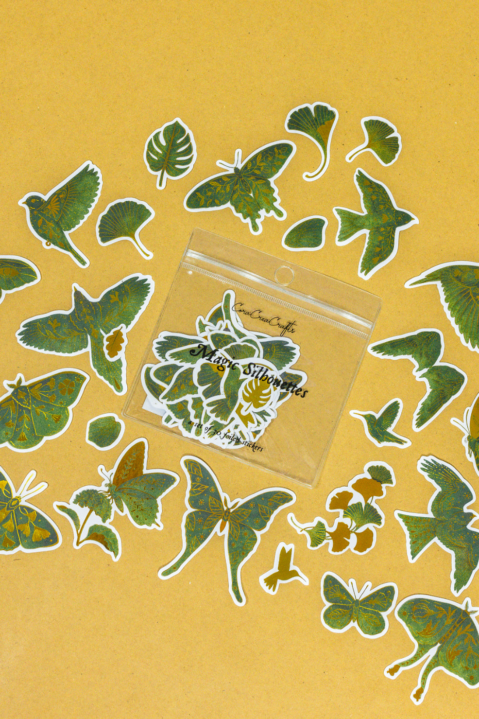 Magical Nature Silhouettes Sticker Pack
