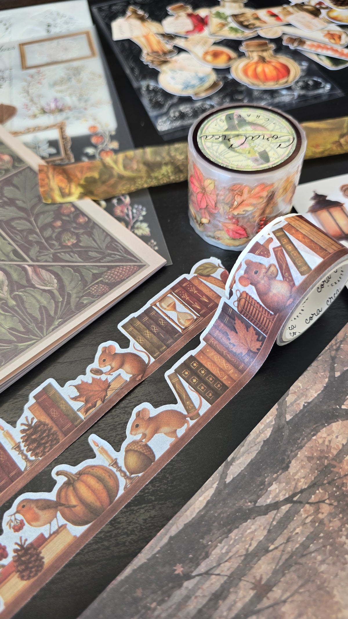 Fall On The Shelf Cutout Tape