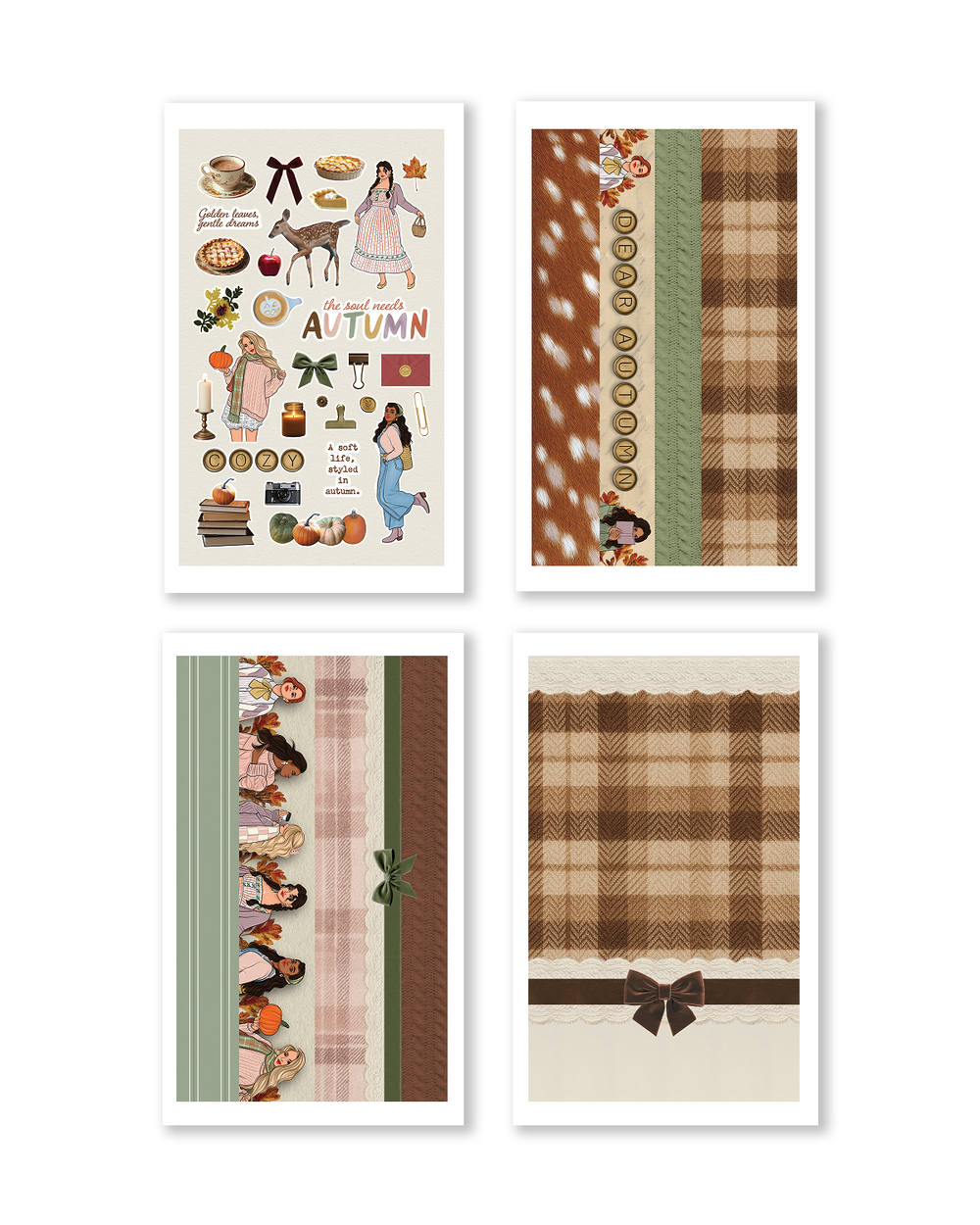 Dear Autumn Sticker Book