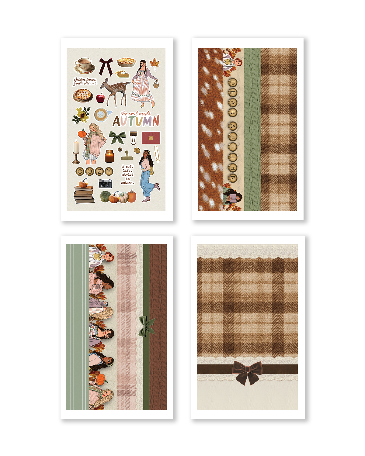 Dear Autumn Sticker Book