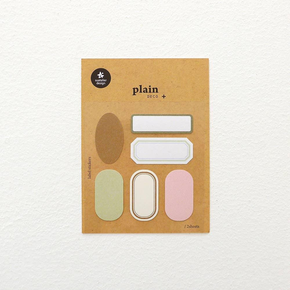 Suatelier plain.76 labels