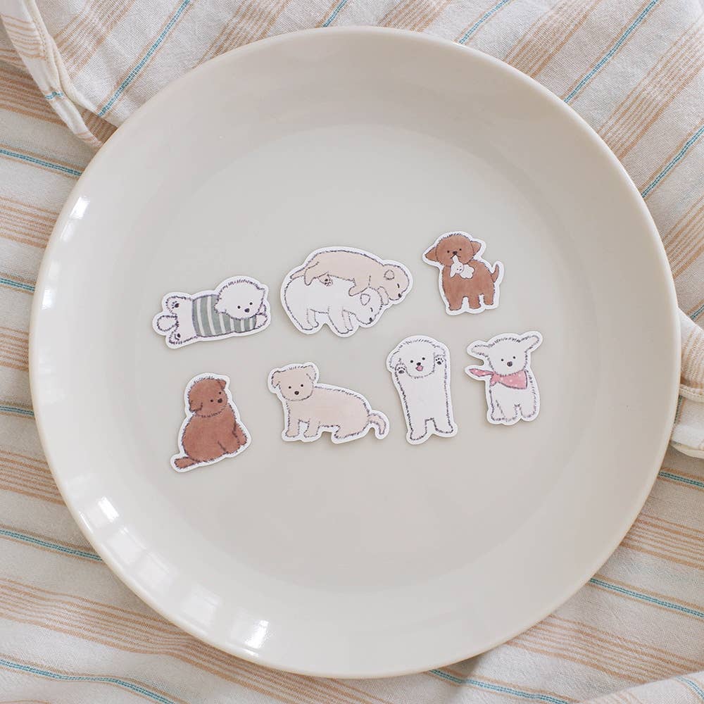 Suatelier Cereal Stickers Baby puppy