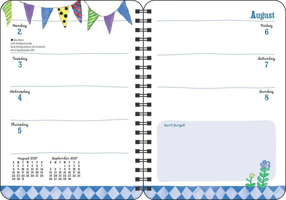 Diary of a Domestic Cat 2027 Monthly/Weekly Planner