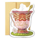 Thank You Teacup Diecut Card