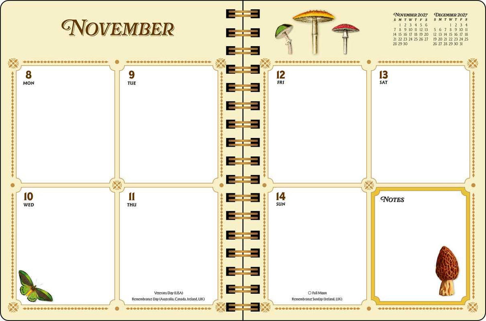 Antiquarian Sticker Book Planner 2027