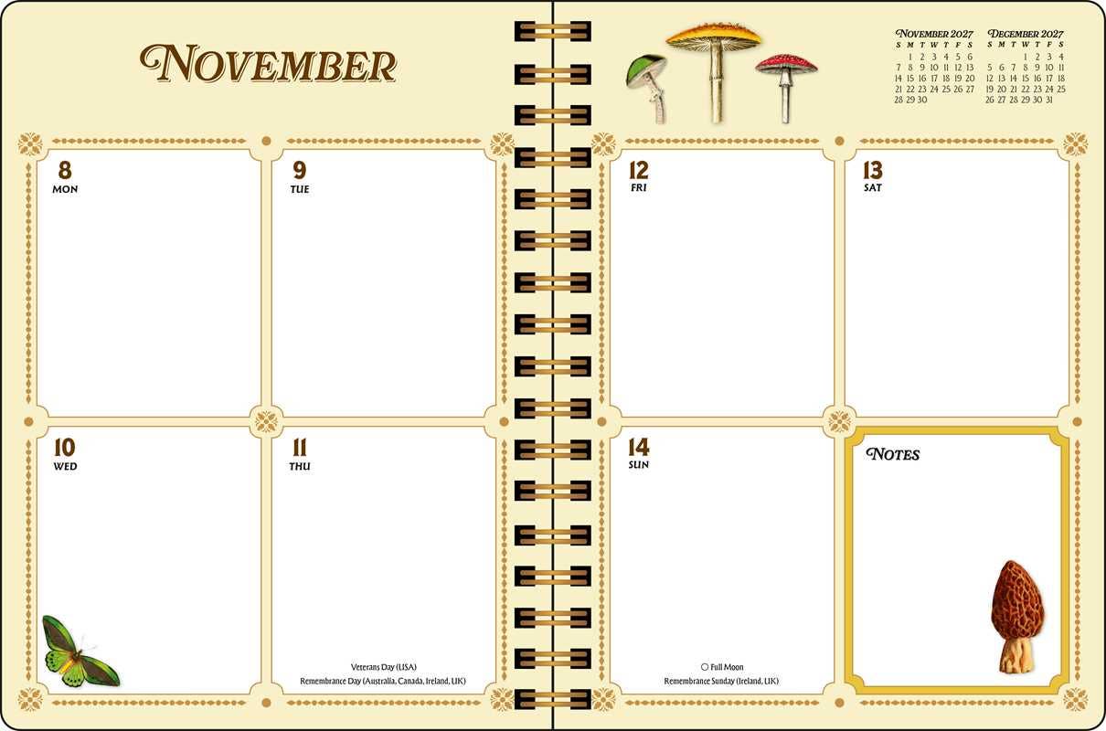 Antiquarian Sticker Book Planner 2027