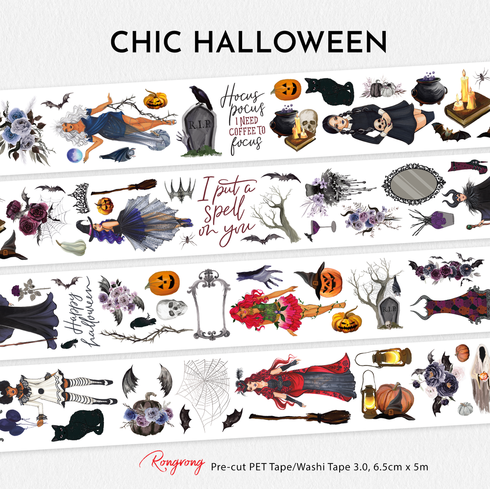 Chic Halloween Pre-cut PET Tape [3.O]