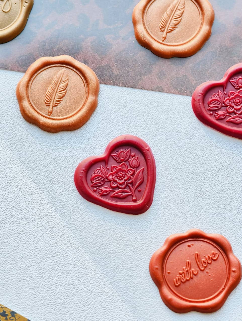 The Secret Archives Wax Seal Stickers