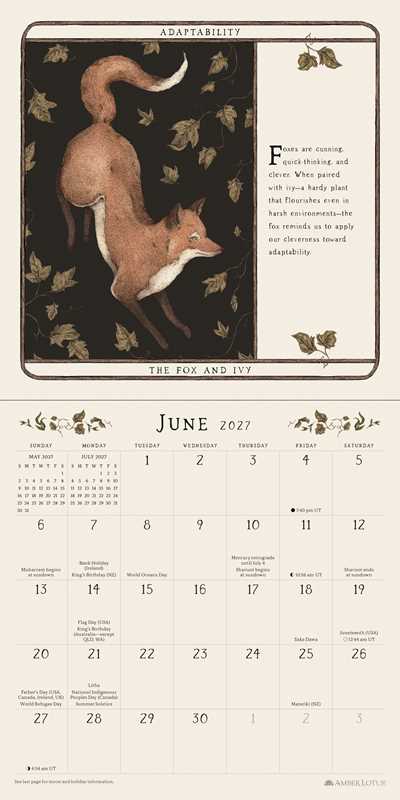 Woodland Wardens Mini Wall Calendar 2027