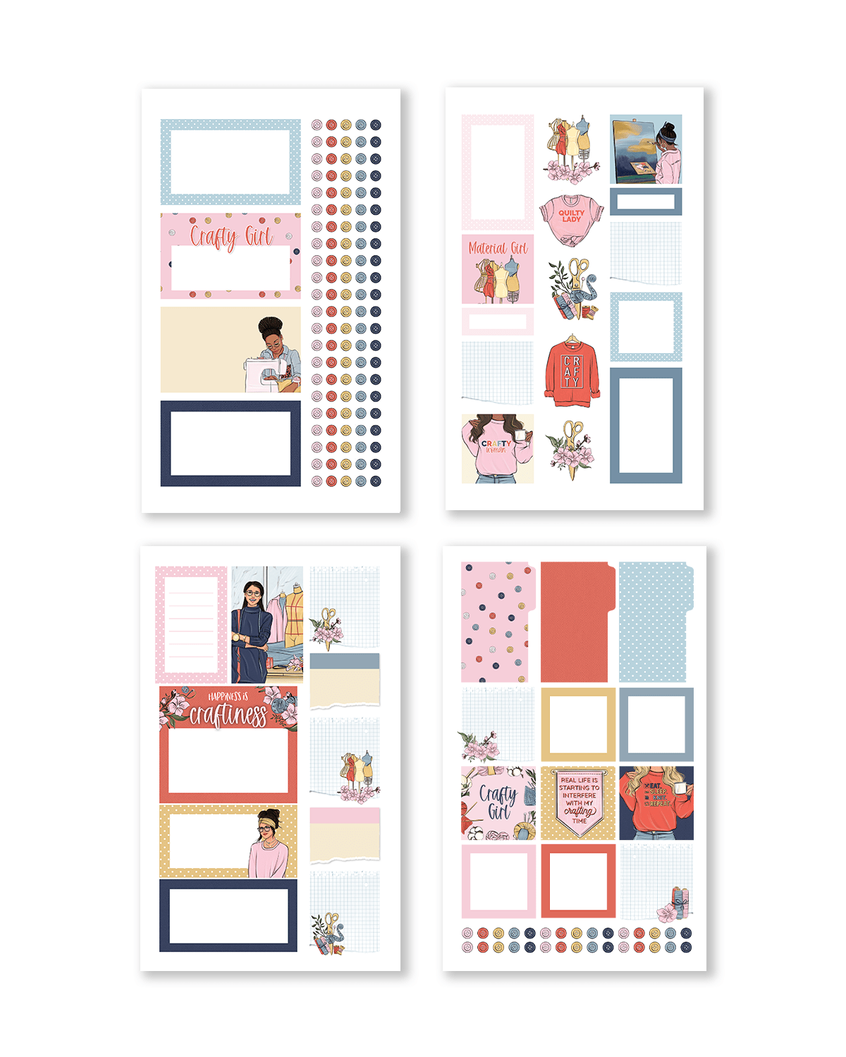 Let's Get Crafty Sticker Book