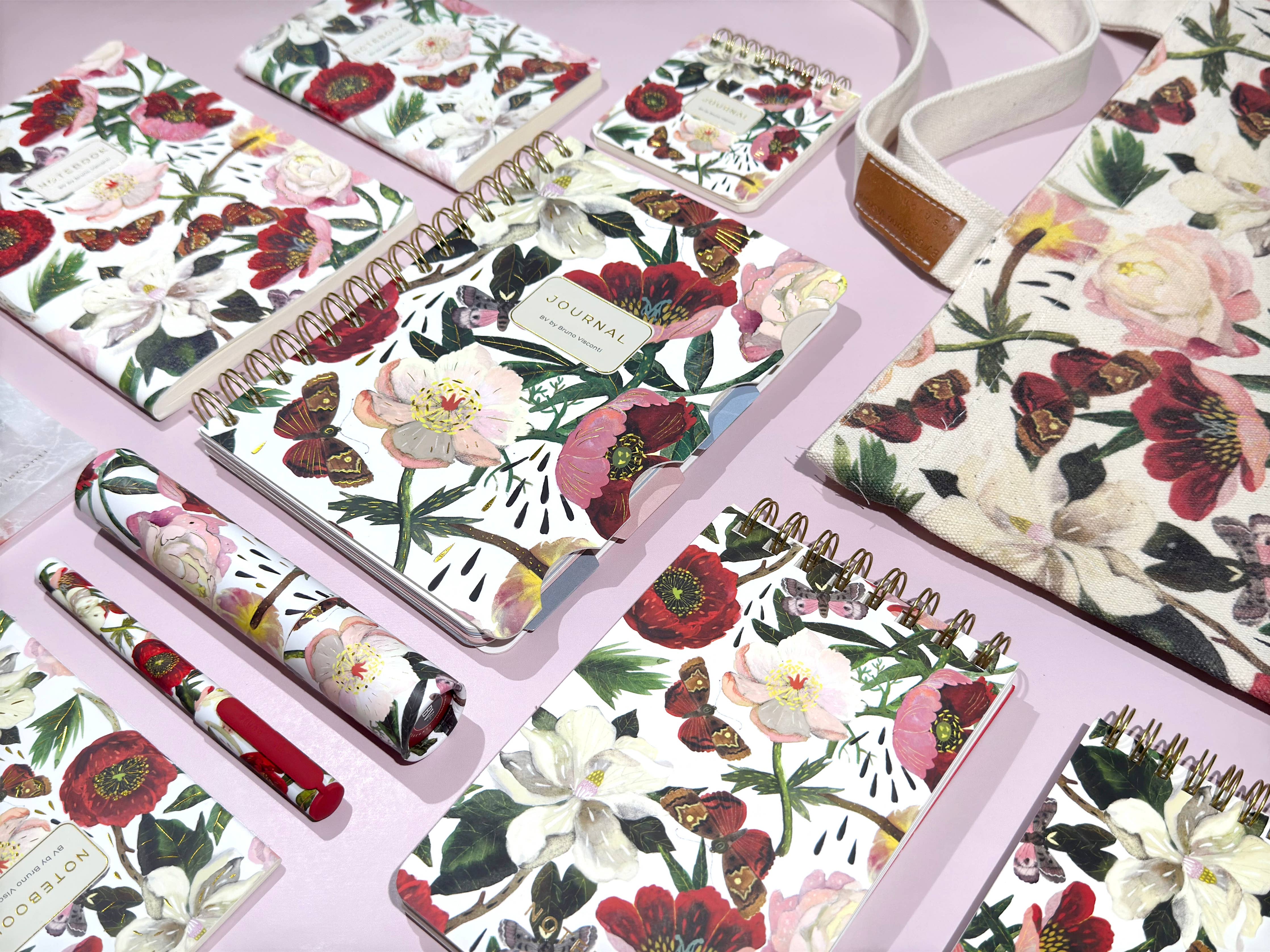 Pocket Art Journal  - Peonies