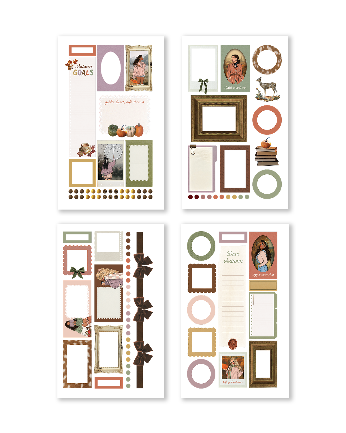 Dear Autumn Sticker Book