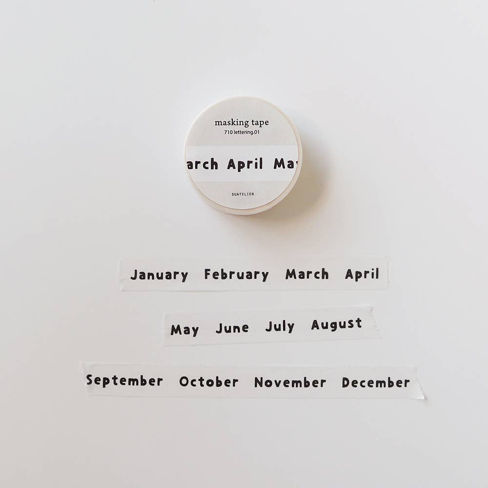 Suatelier Lettering.01 Washi Tape