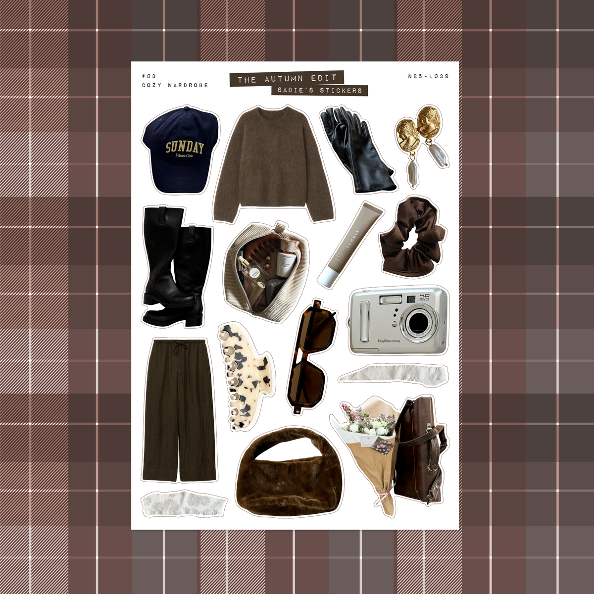 Cozy Wardrobe • The Autumn Edit Sticker Sheet