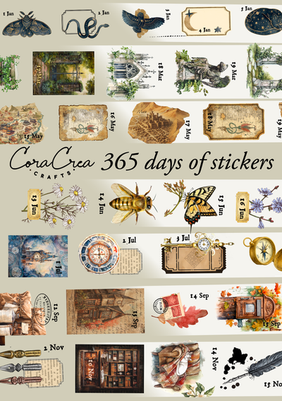 365 Days of Stickers in a Roll