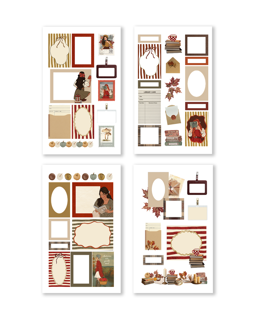 Dear Autumn Sticker Book