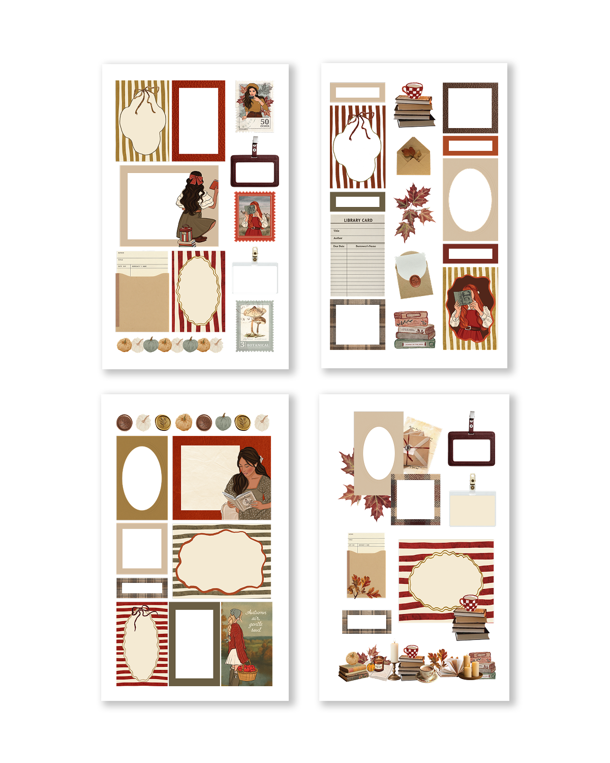 Dear Autumn Sticker Book