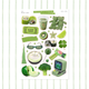 Green-Core Aesthetic • Trinkets & Tidbits Sticker Sheet