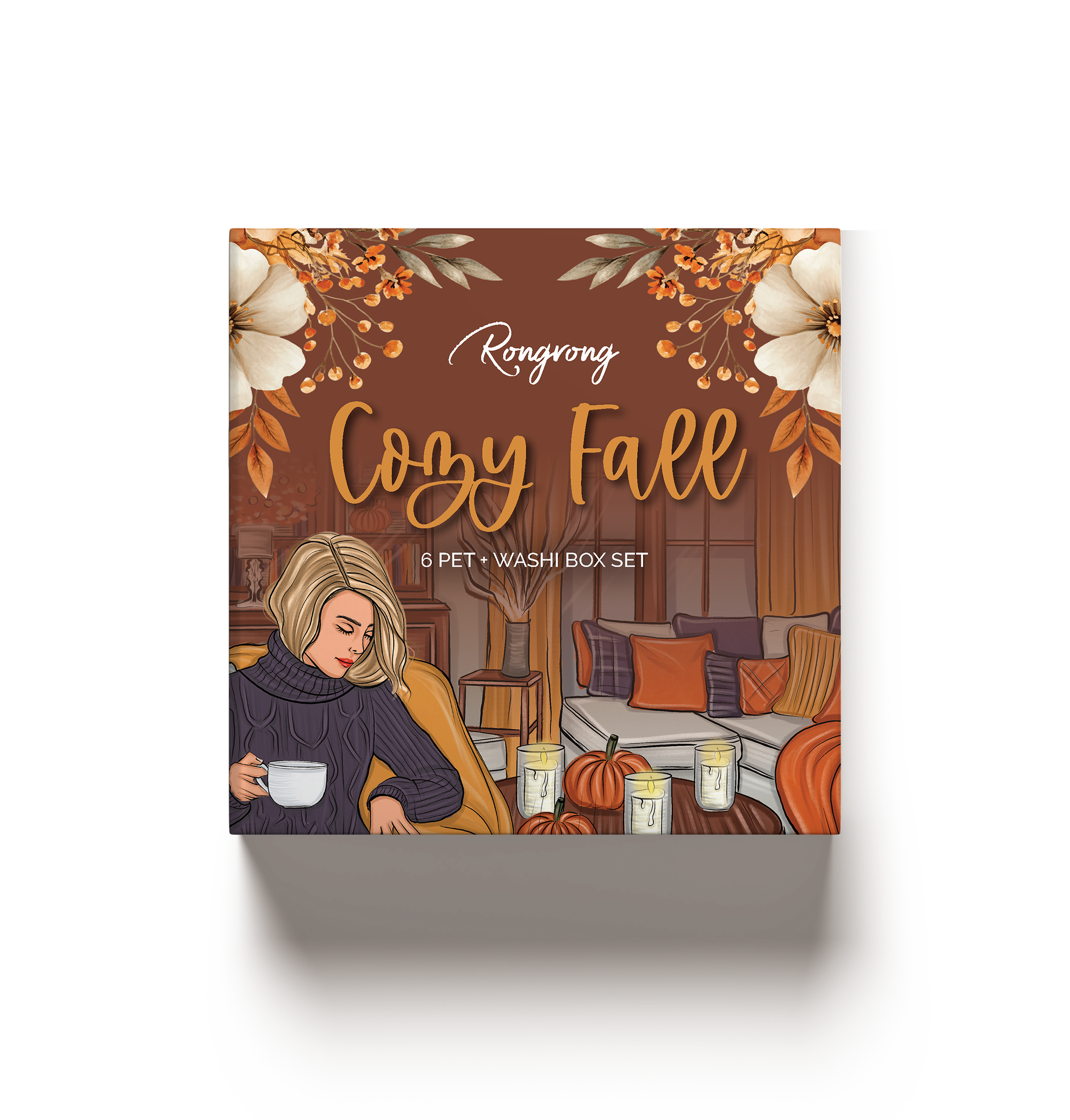 Cozy Fall Pre-cut PET Tape + Washi Box
