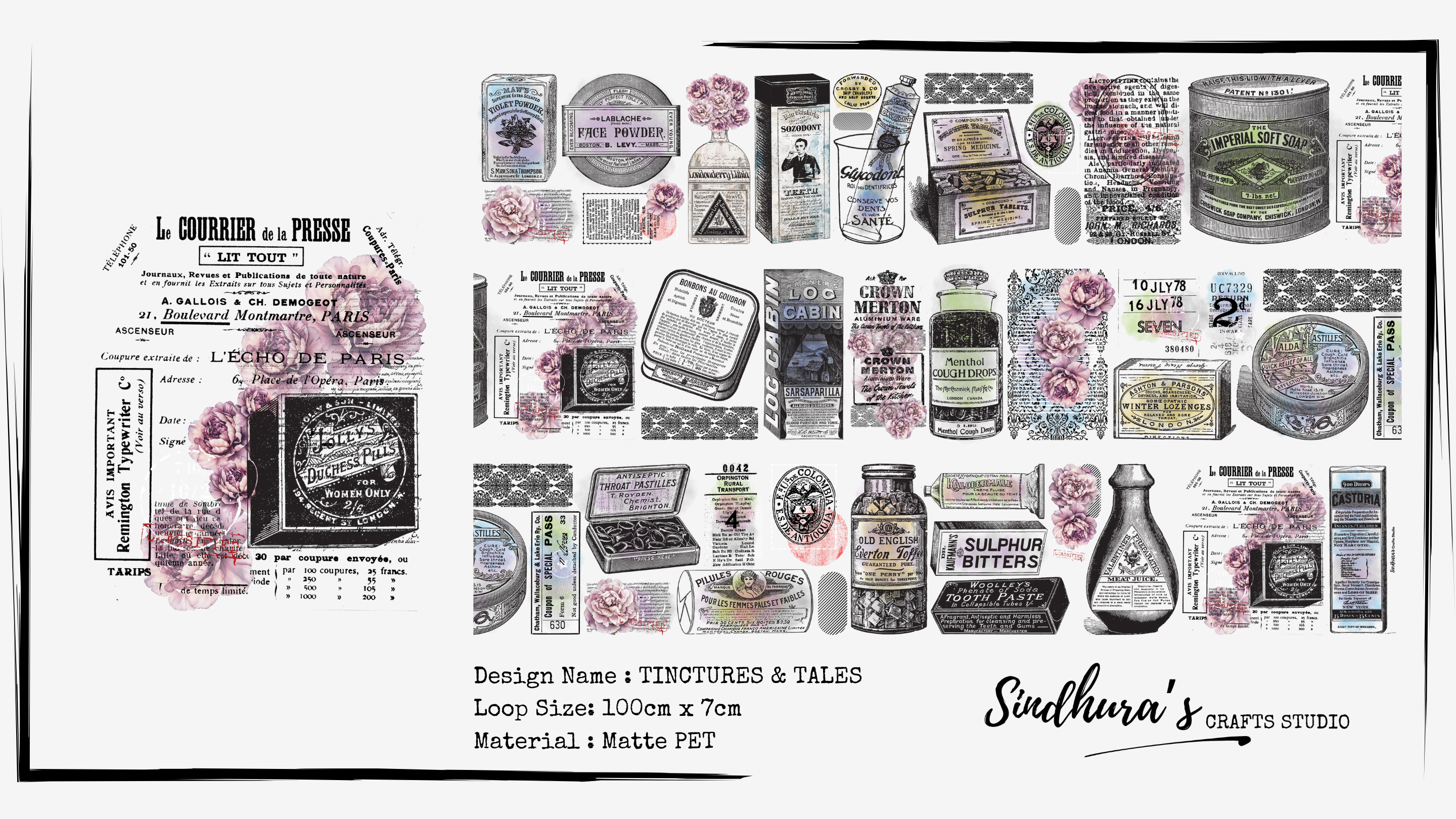 Tinctures & Tales Tape Loop