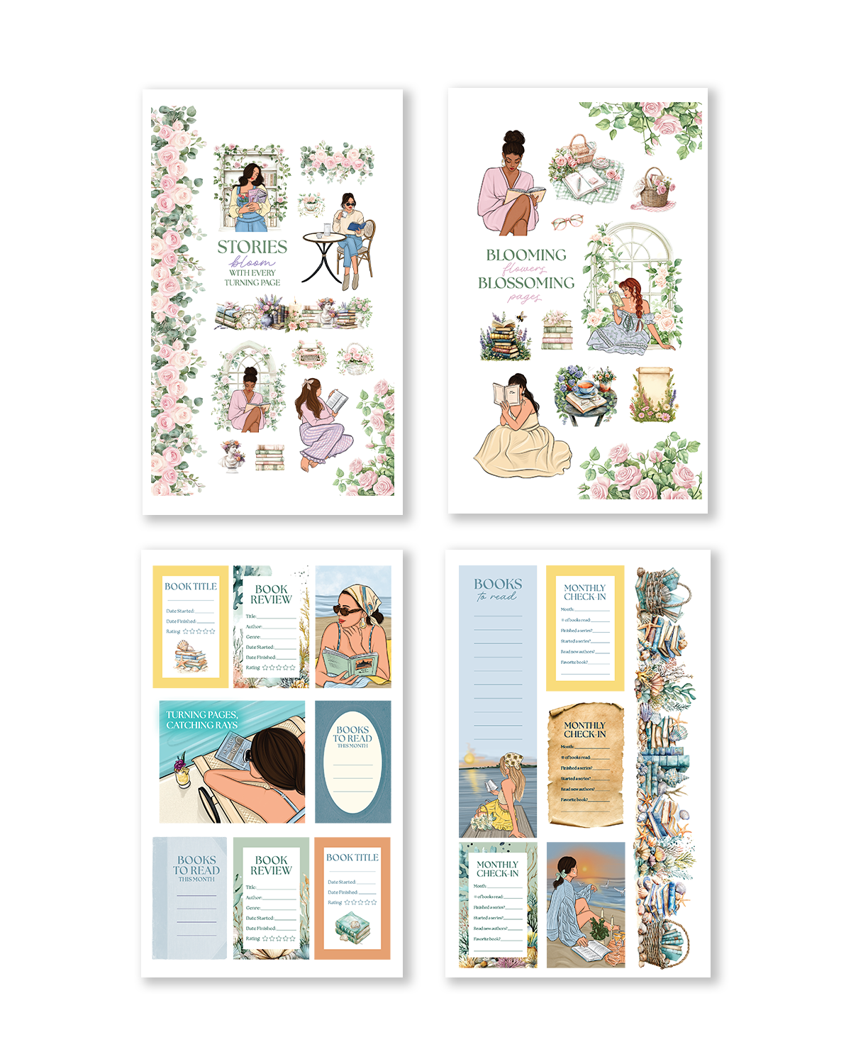 Literary Seasons Sticker Book