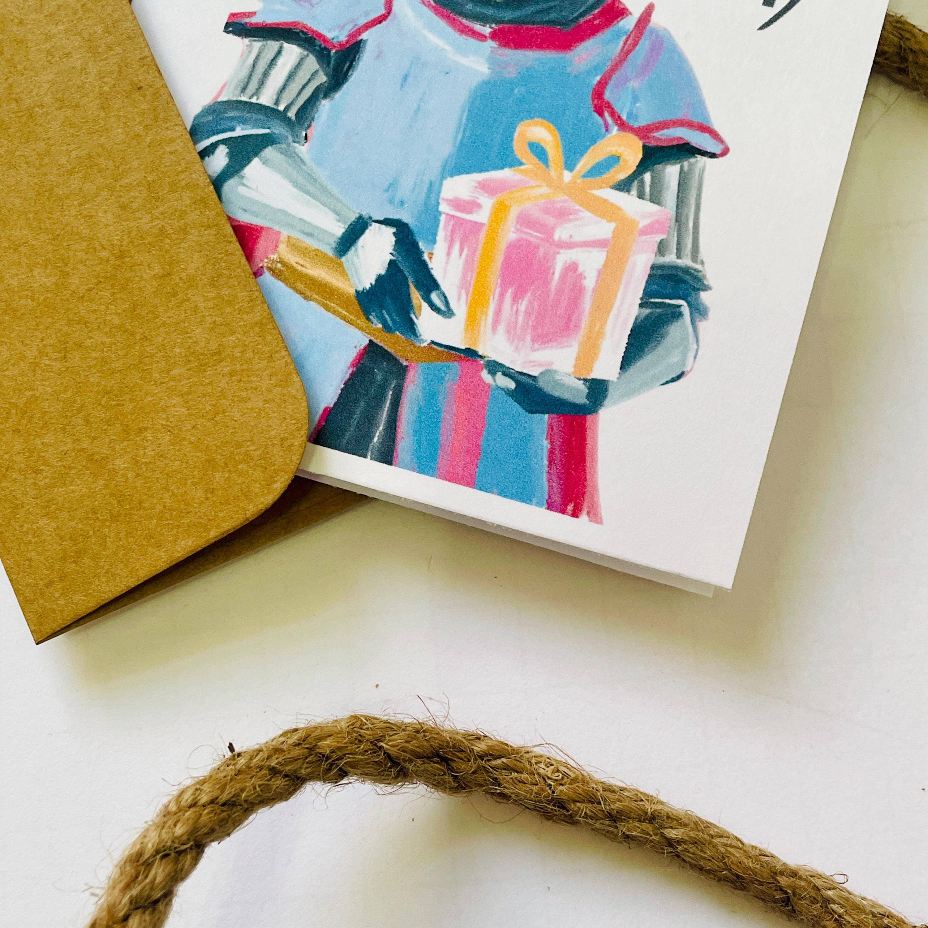 Medieval A Token of Love Birthday Card
