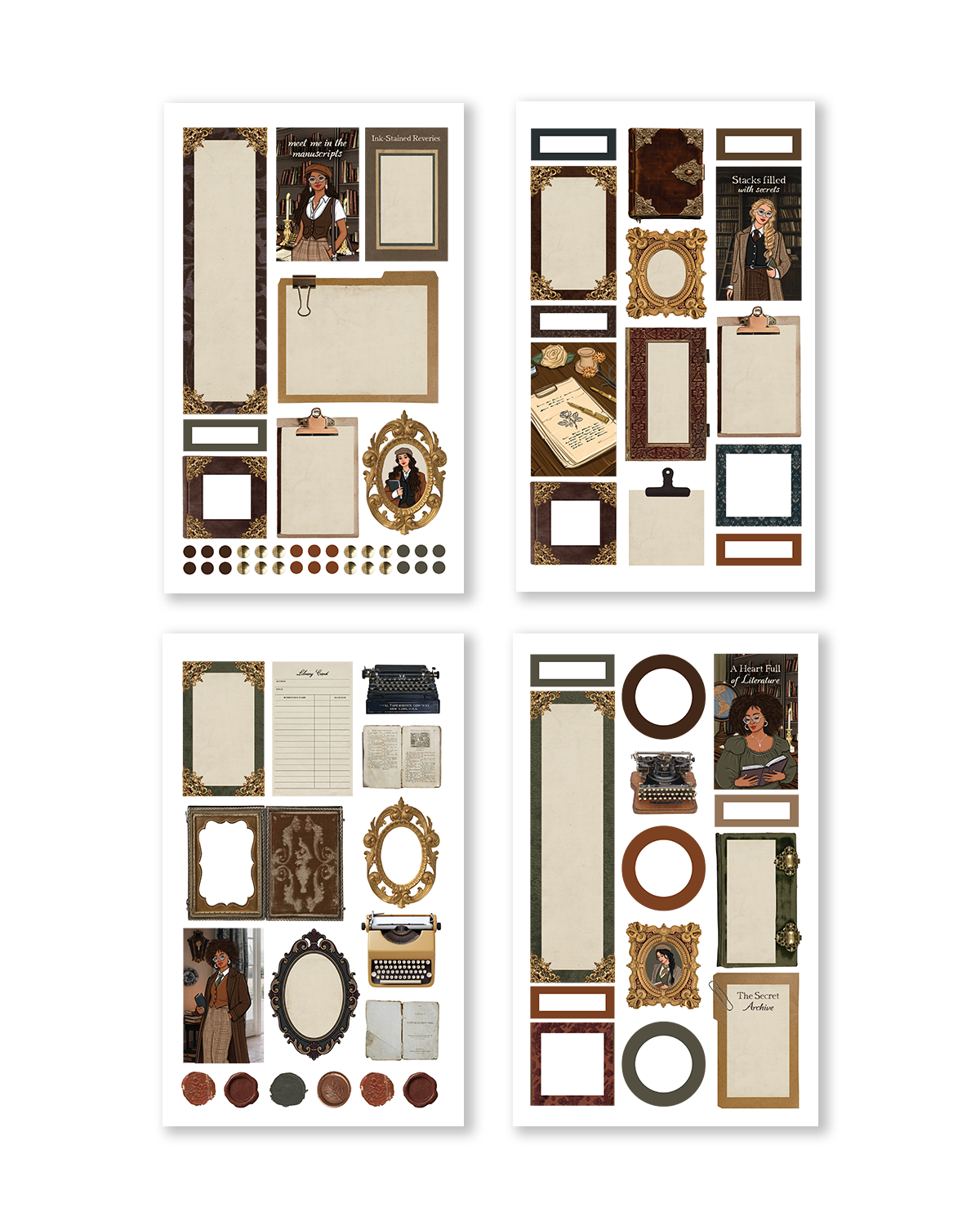 The Secret Archives Sticker Book