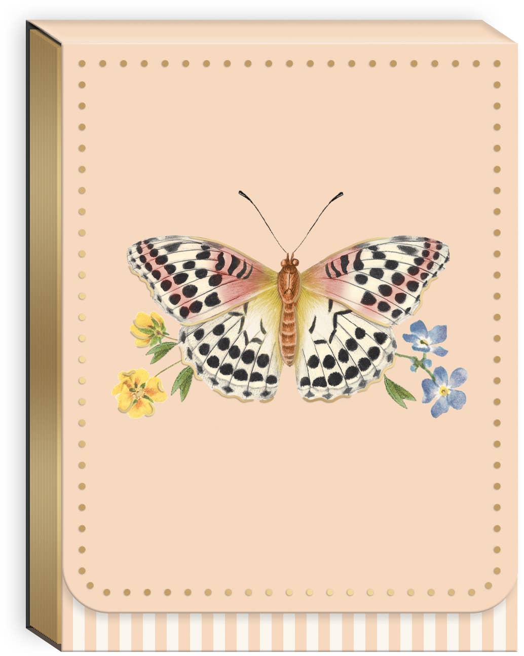 Ephemeral Garden Leopard Butterfly  Pocket Notepad