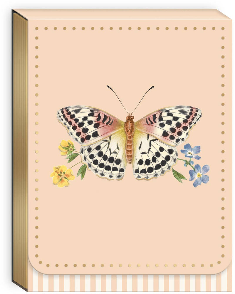 Ephemeral Garden Leopard Butterfly  Pocket Notepad